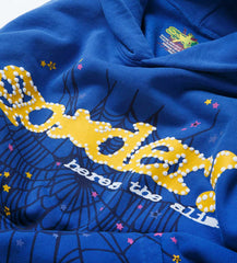 Sp5der TC Marina Hoodie Blue